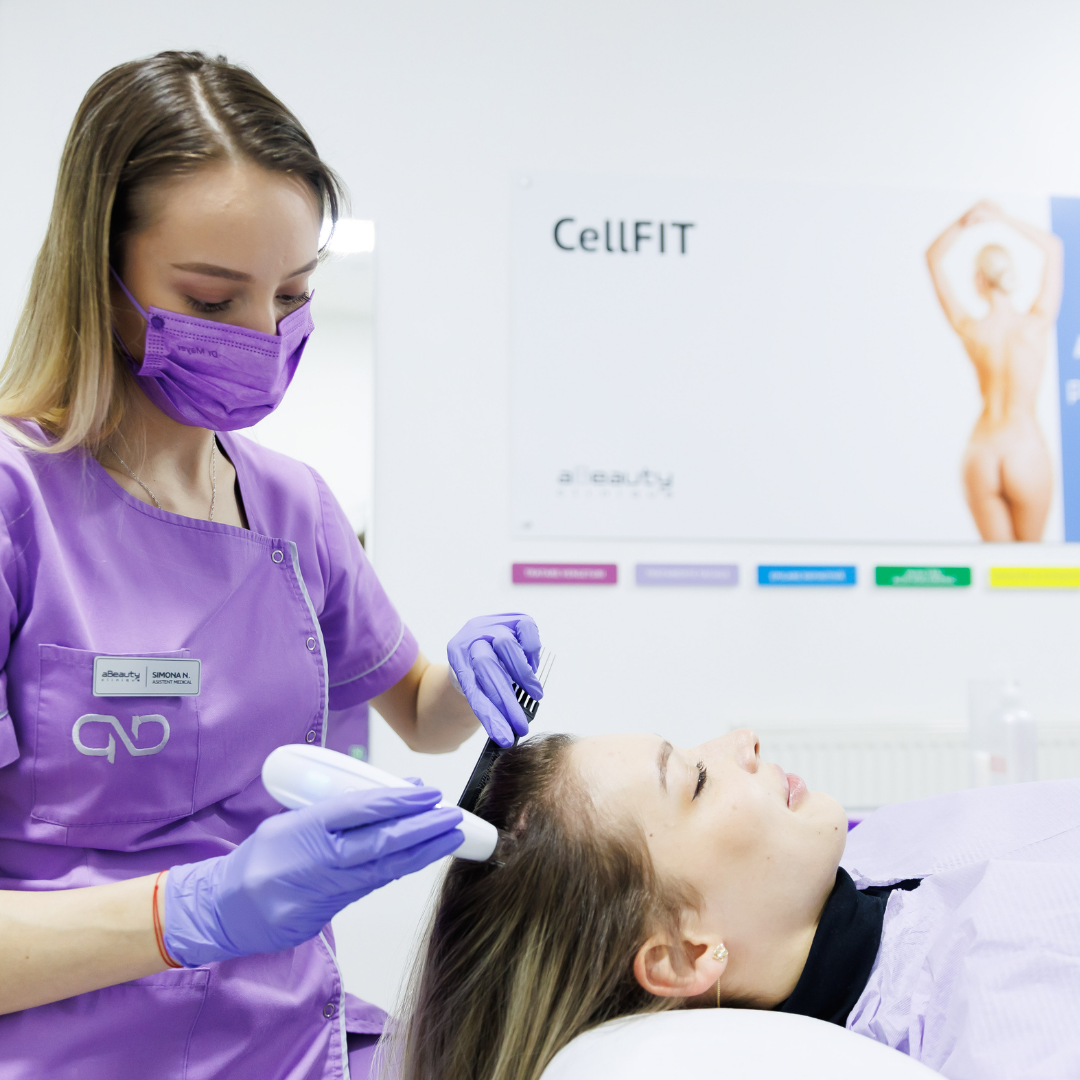 Tratament Alopecie Prostemics AAPE H – Regenerare Păr cu Exozomi și Tehnologie SkinTera